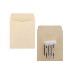 Hygloss&reg; Bright Sticky Back Library Pockets, Manila, Pack of 300 HYG15431