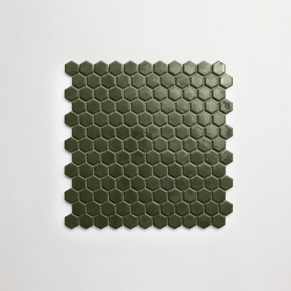 Lido | Acquiterre | Mini Hex | Artichoke Grove | Gloss