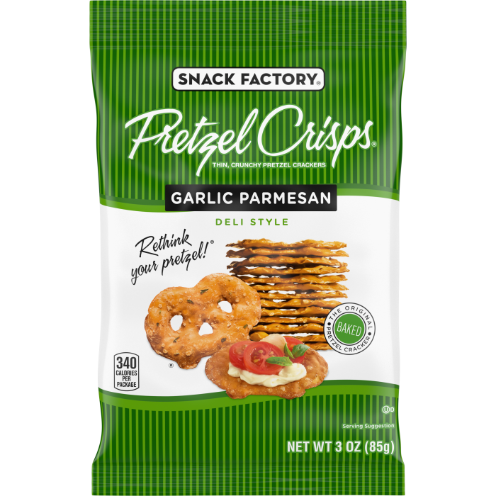 Garlic Parmesan Pretzel Crisps