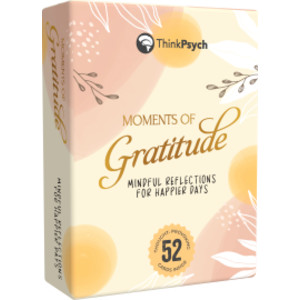 Moments of Gratitude Cards - 52 Daily Questions for Mindfulness & Self-Reflection