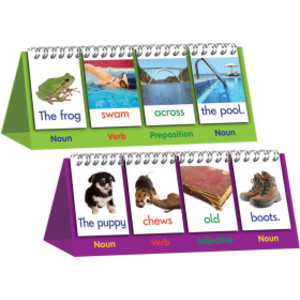Sentence Flips, Double-Sided Sentence Building Flip Chart