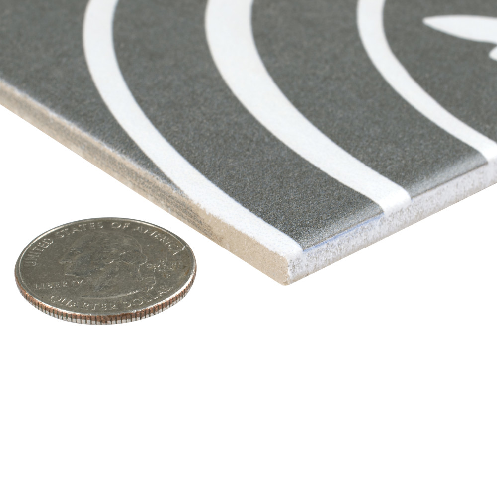 Twenties Classic 7-3/4 in. x 7-3/4 in. Ceramic Floor and Wall Tile