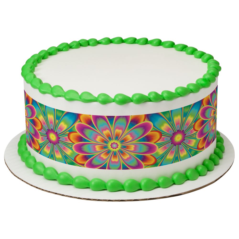 Image Cake Kaleidoscope Flower