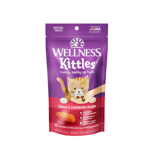 Wellness Kittles Salmon & Cranberry Front packaging