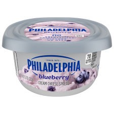 Philadelphia Blueberry Cream Cheese Spread, 7.5 oz Tub