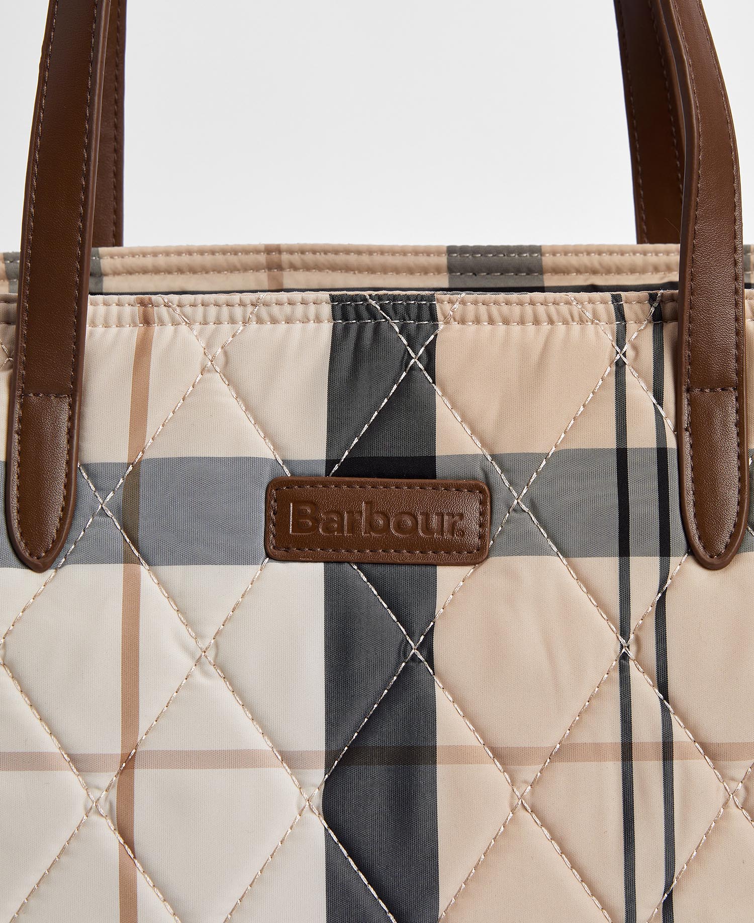 Wetherham Quilted Tartan Tote Bag image number 4