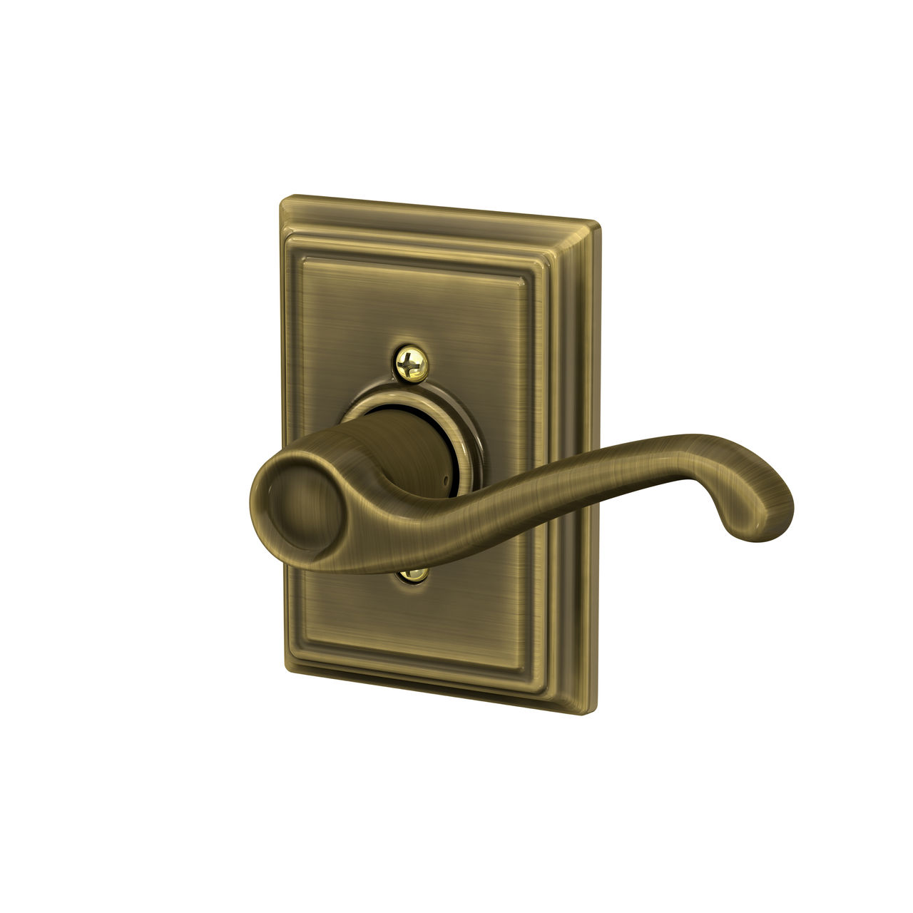 Flair Non-Turning (Dummy) Door Lever with Addison Trim