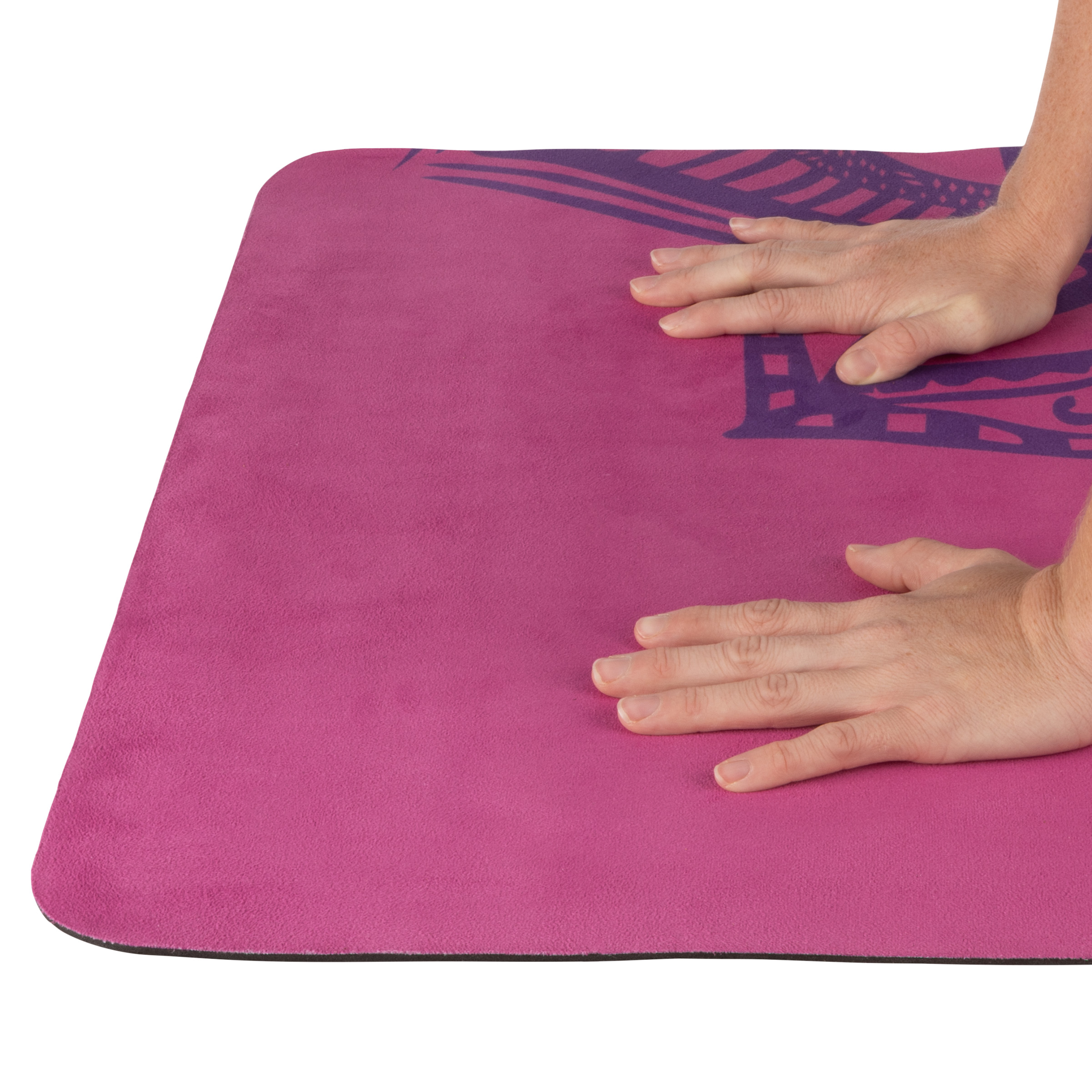 Eco-Friendly Non-Slip Yoga Mat with Carrying Strap - Ultra-Absorbent, Cushioned Fitness Floor Mat for Yoga, Pilates, and Home Workouts