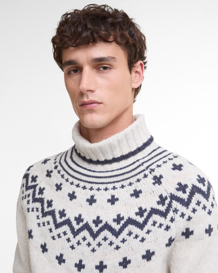 Hewton Fair Isle Roll Neck Jumper