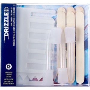 Drizzle Pouring Technique Tool Set, 13-Piece Set