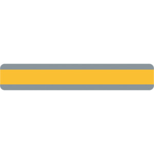 Double Wide Sentence Strip Reading Guide, 1-1/4" x 7-1/4", Goldenrod