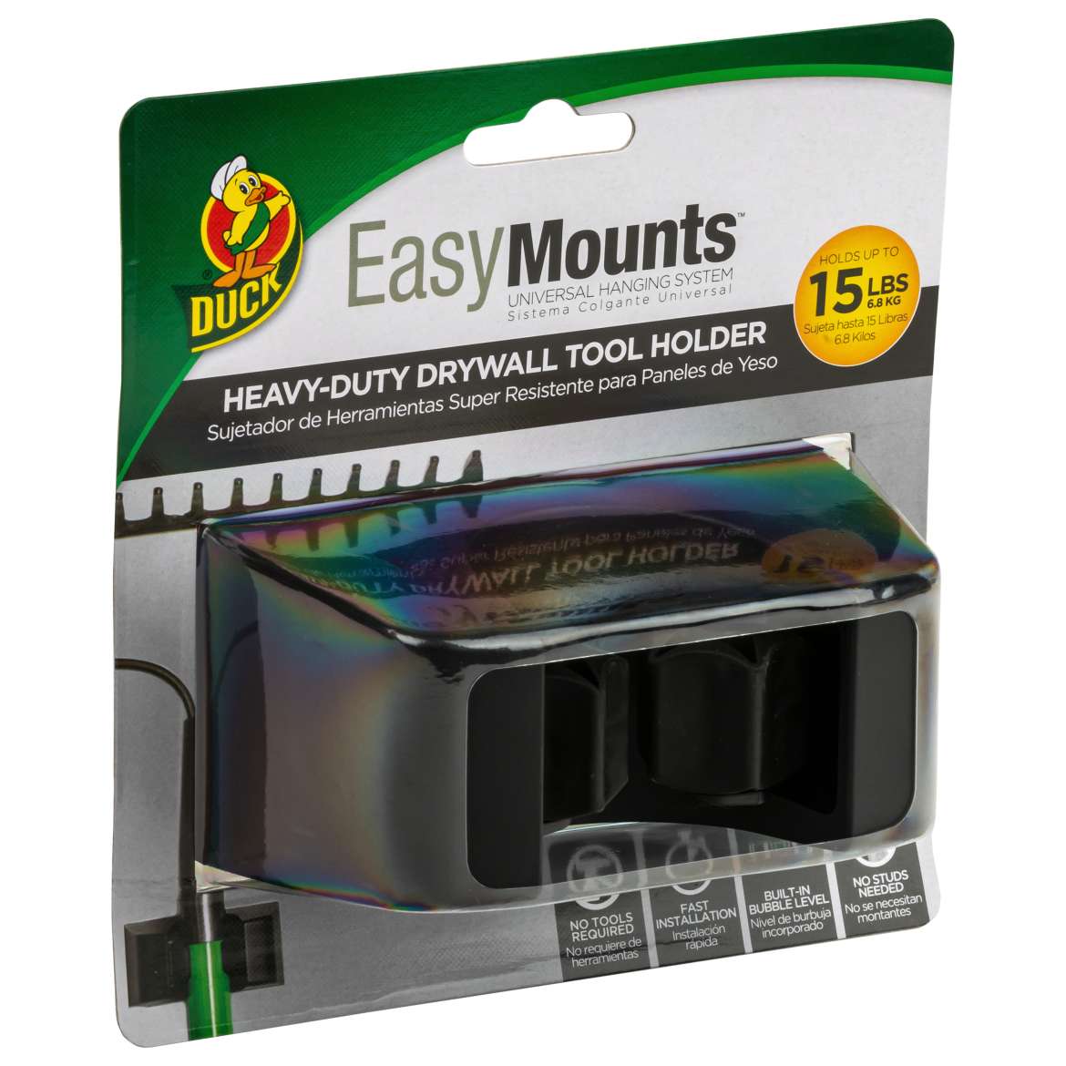 Duck® EasyMounts® Heavy-Duty Drywall Tool Holder
