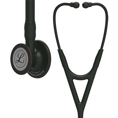 Cardiology Stethoscope 3M™ Littmann® Cardiology IV™ Black 1-Tube 27 Inch Tube Convertible Chestpiece