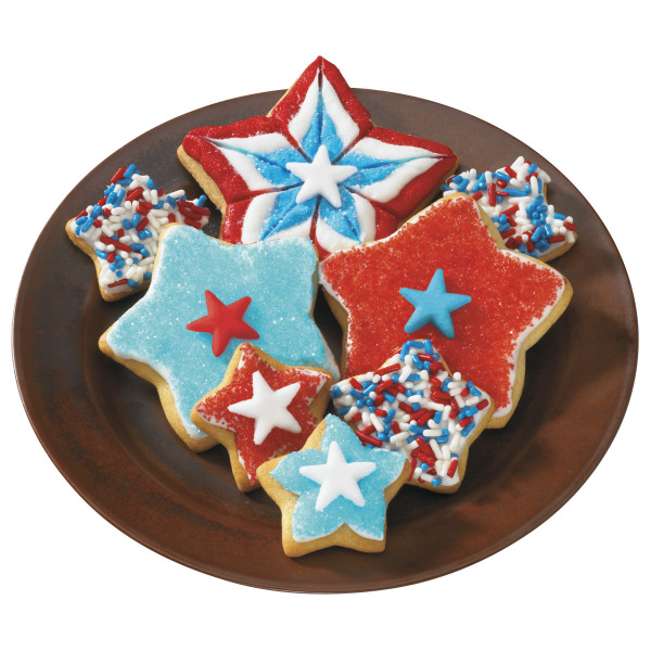 Stars Assortment - Red 3 Free Dec-Ons® Decorations