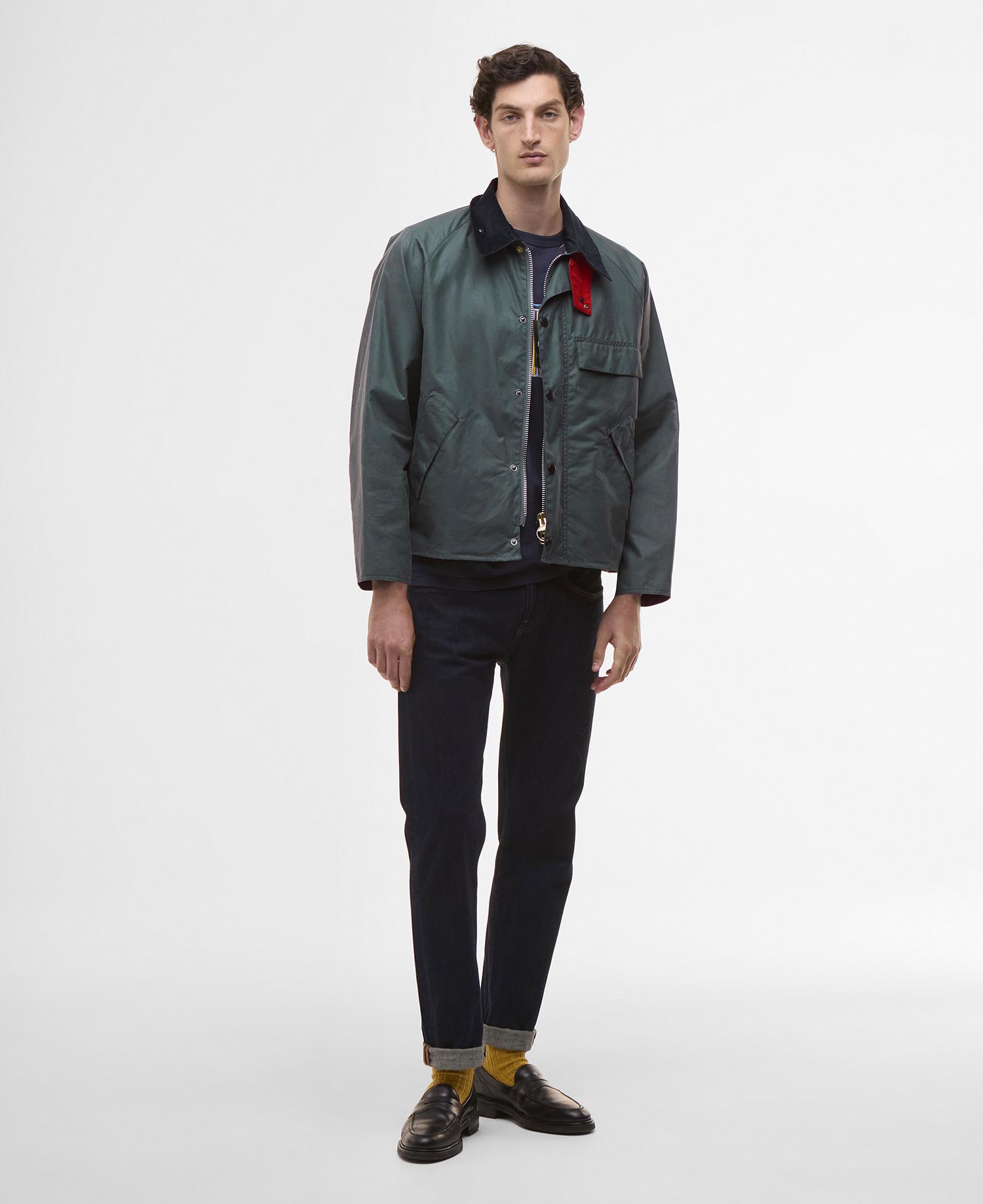 Paul Smith loves Barbour Transport Waxed Jacket image number 3