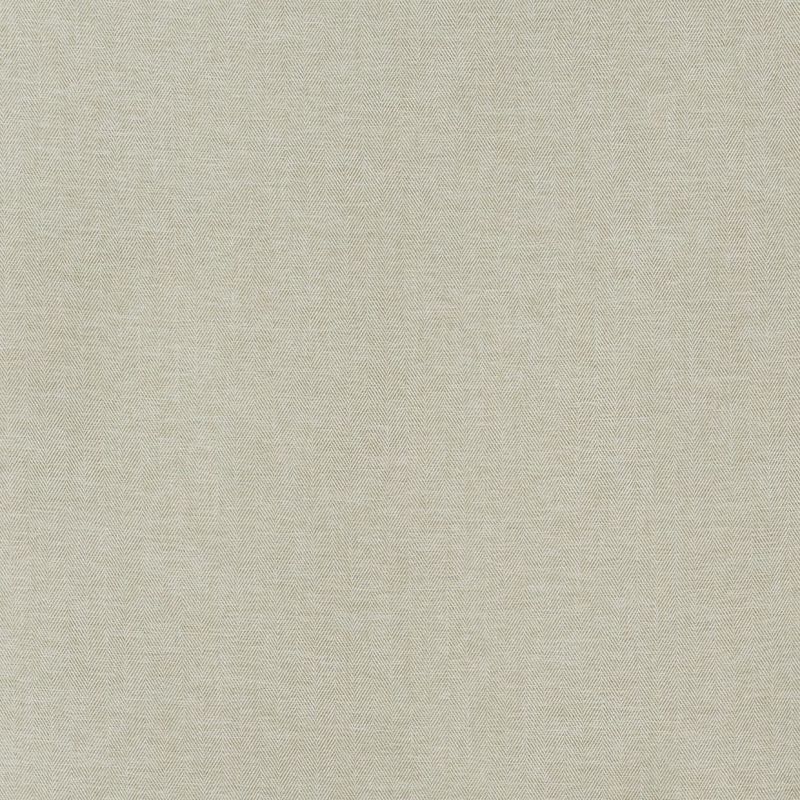 Beige herringbone-patterned fabric or wallpaper covering the frame; repeating subtle chevrons, flat and static, evenly lit close-up showing texture and fine woven detail.