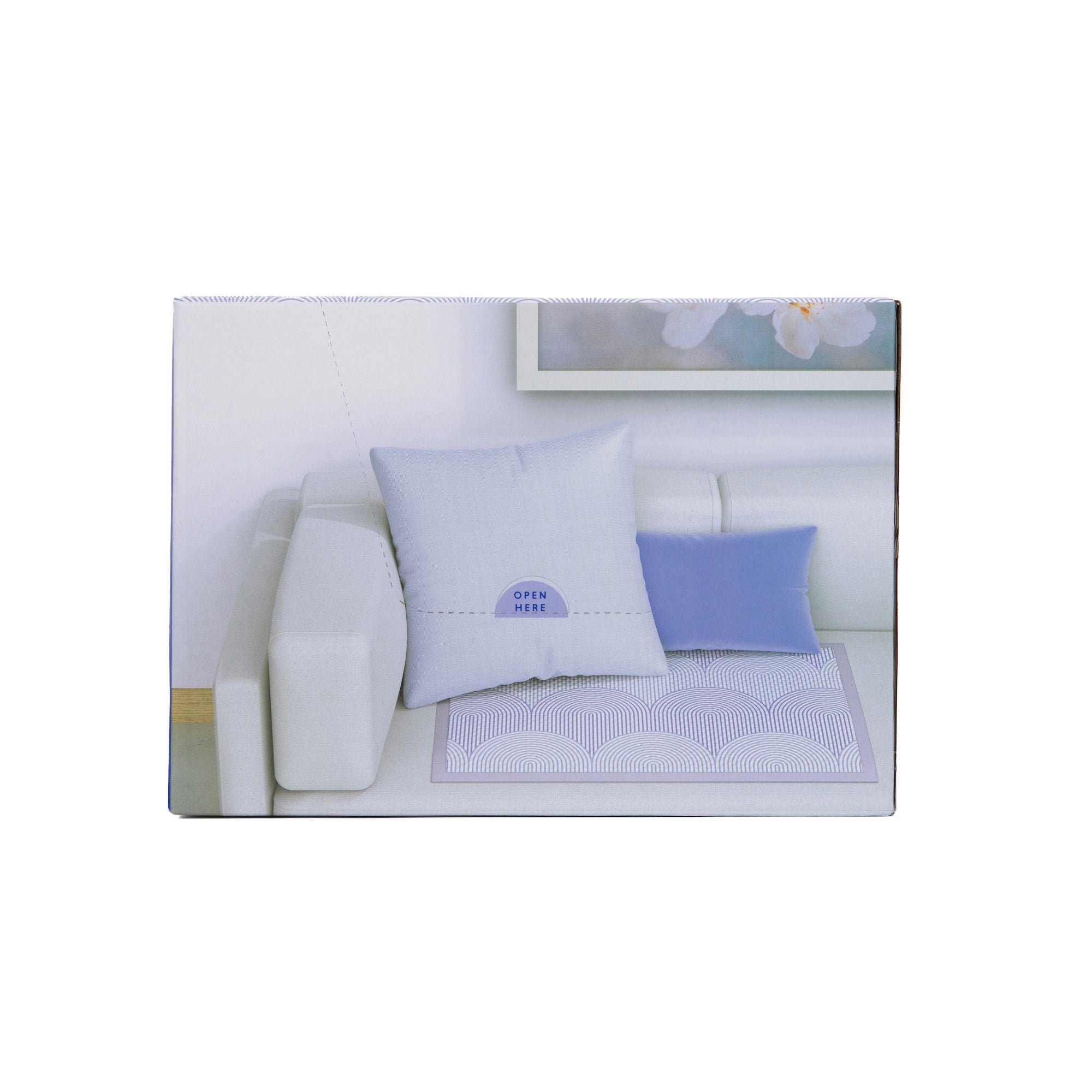 Boom Home Medical Flourish Ultra Absorbent Underpads, Periwinkle