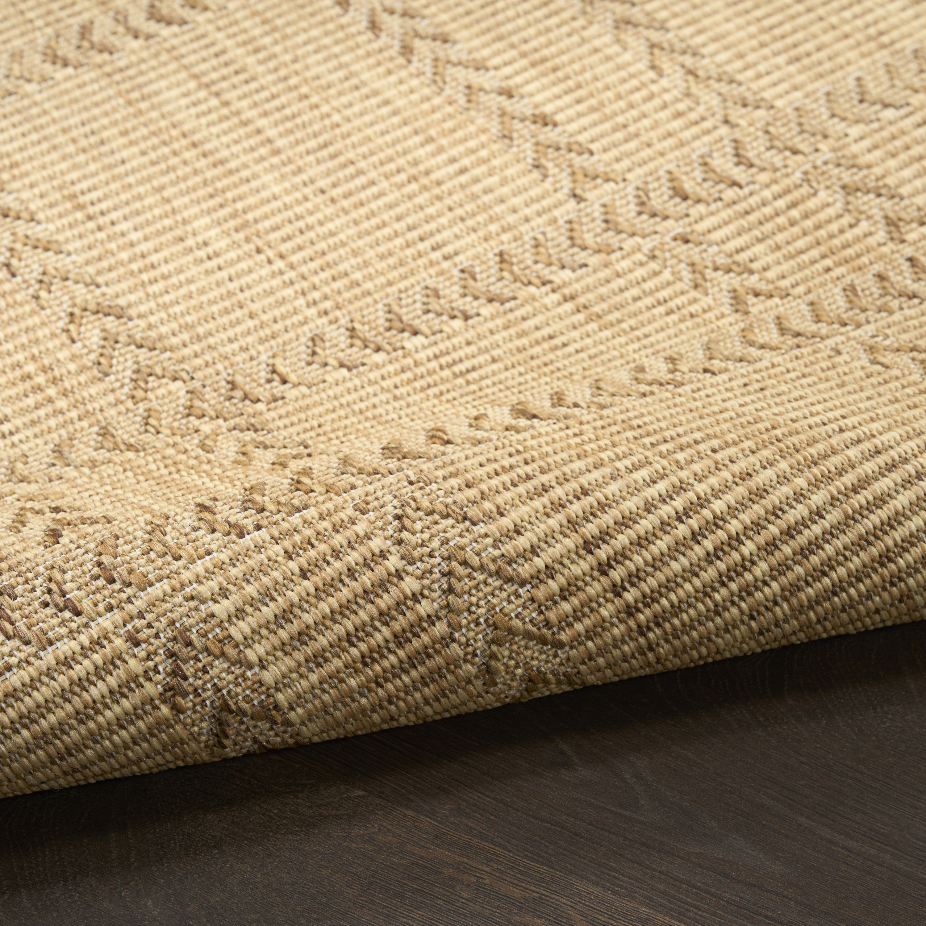 Nourison Horizon Indoor/Outdoor 9' x 12' Natural Modern Rug