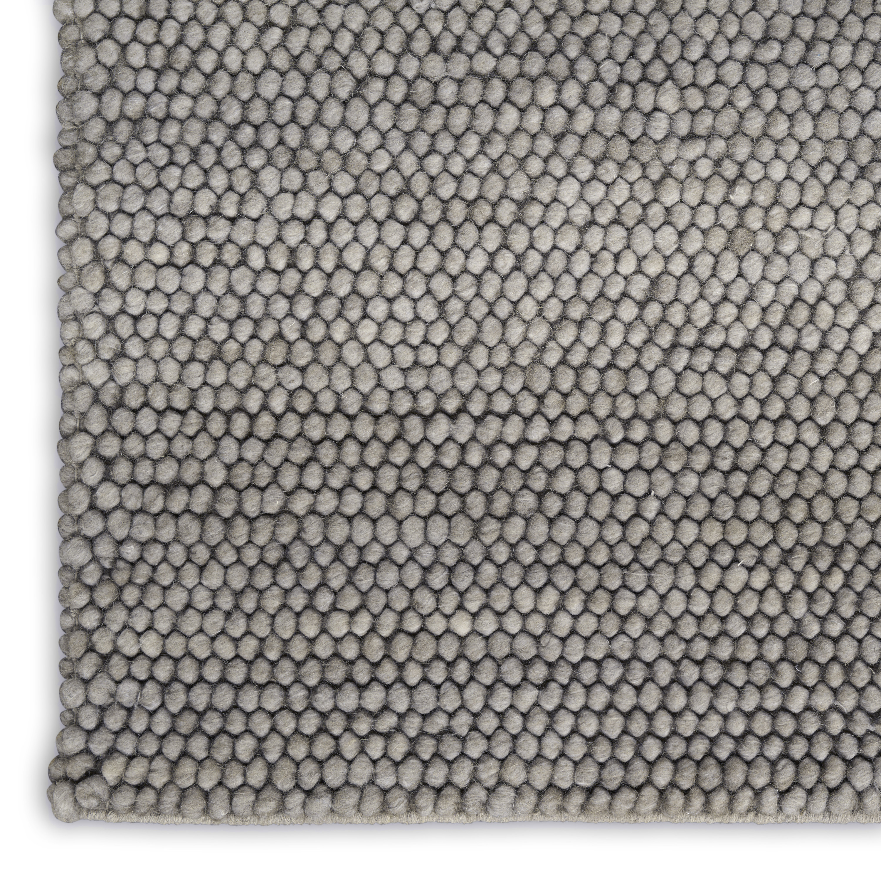 DKNY Pure Knots 5'3" x 7'3" Grey Modern Indoor Rug