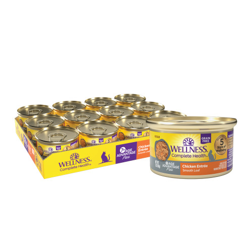 Wellness Complete Health Pate Age Advantage Chicken Front packaging