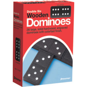 Double Six Wooden Dominoes Game