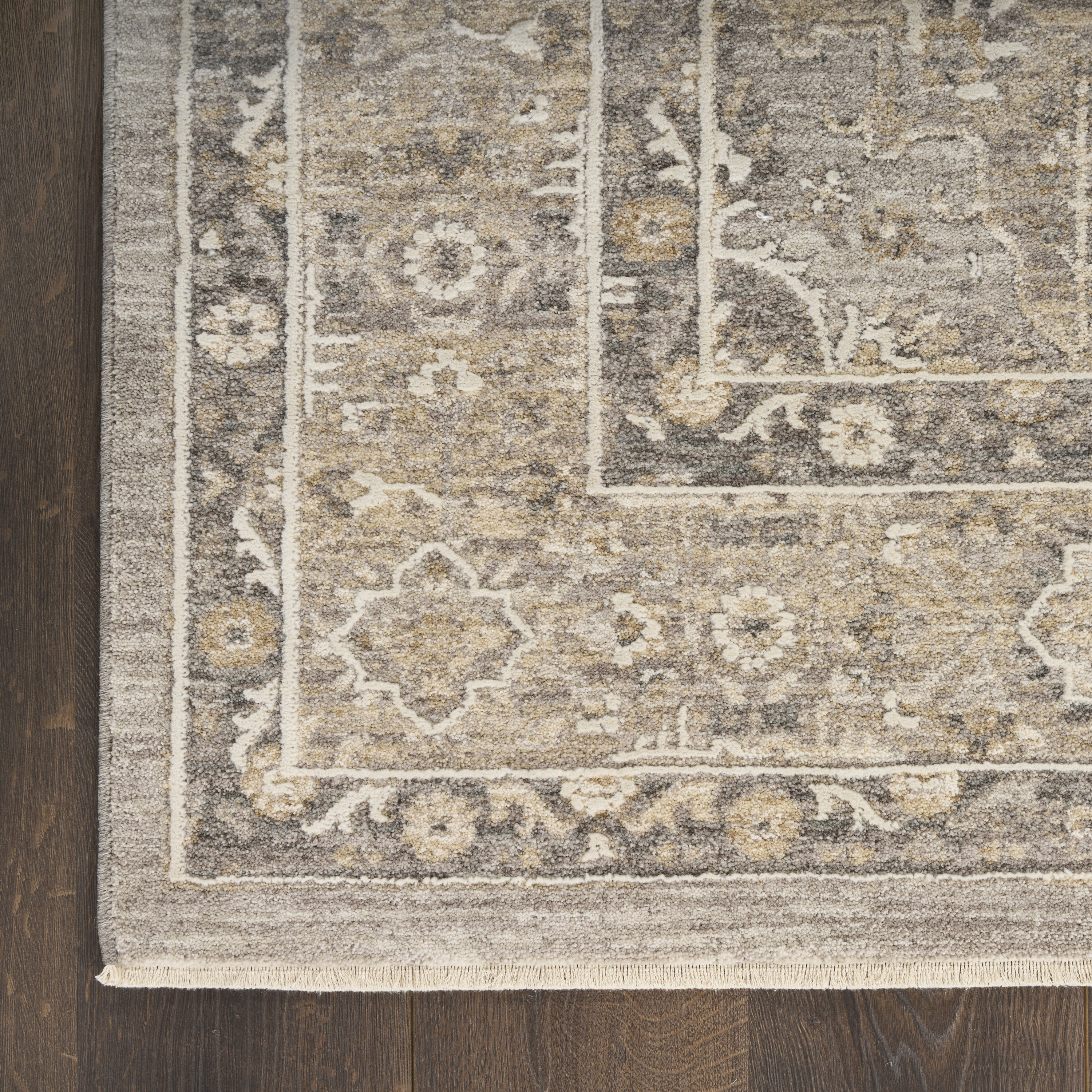 Nourison Retreat 9'6" x 13'2" Grey Vintage Indoor Rug