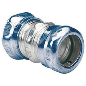 Raintight Compression Coupling, Steel, EMT Conduit, 1/2 in.