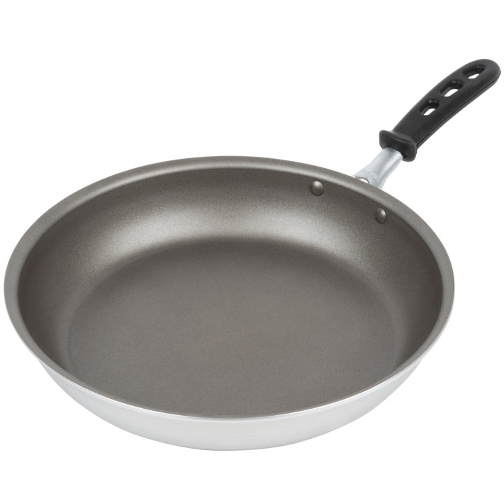 12-inch Wear-Ever® aluminum fry pan with PowerCoat2™ nonstick coating and TriVent silicone handle