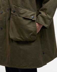 Barbour x Kaptain Sunshine Oversized Bedale Casual Field Coat Khaki Brown