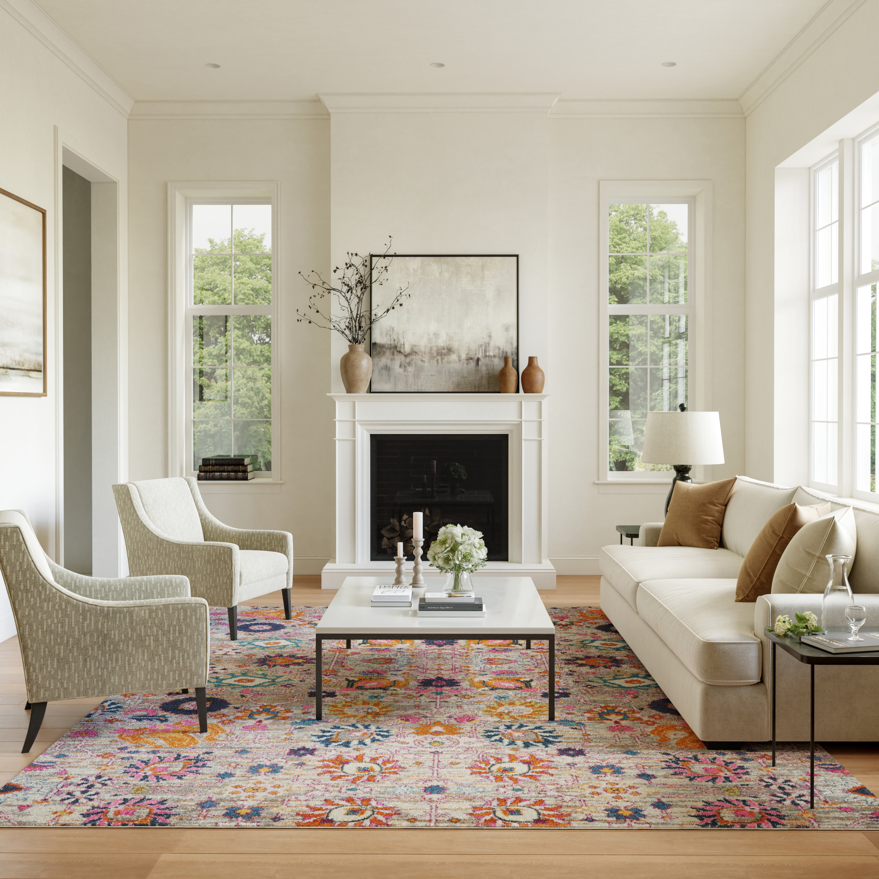 Nourison Passion 8' x 10' Silver Bohemian Indoor Rug