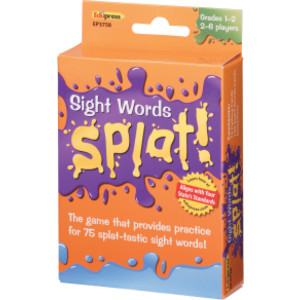 Sight Words Splat Game, Grades 1-2