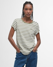 T-shirt Ferryside con motivo a righe 