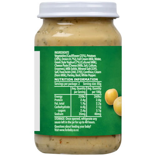  Wattie's® Stir Thru Cooking Sauce Creamy Cauliflower with Herbs 170g 8+ months 
