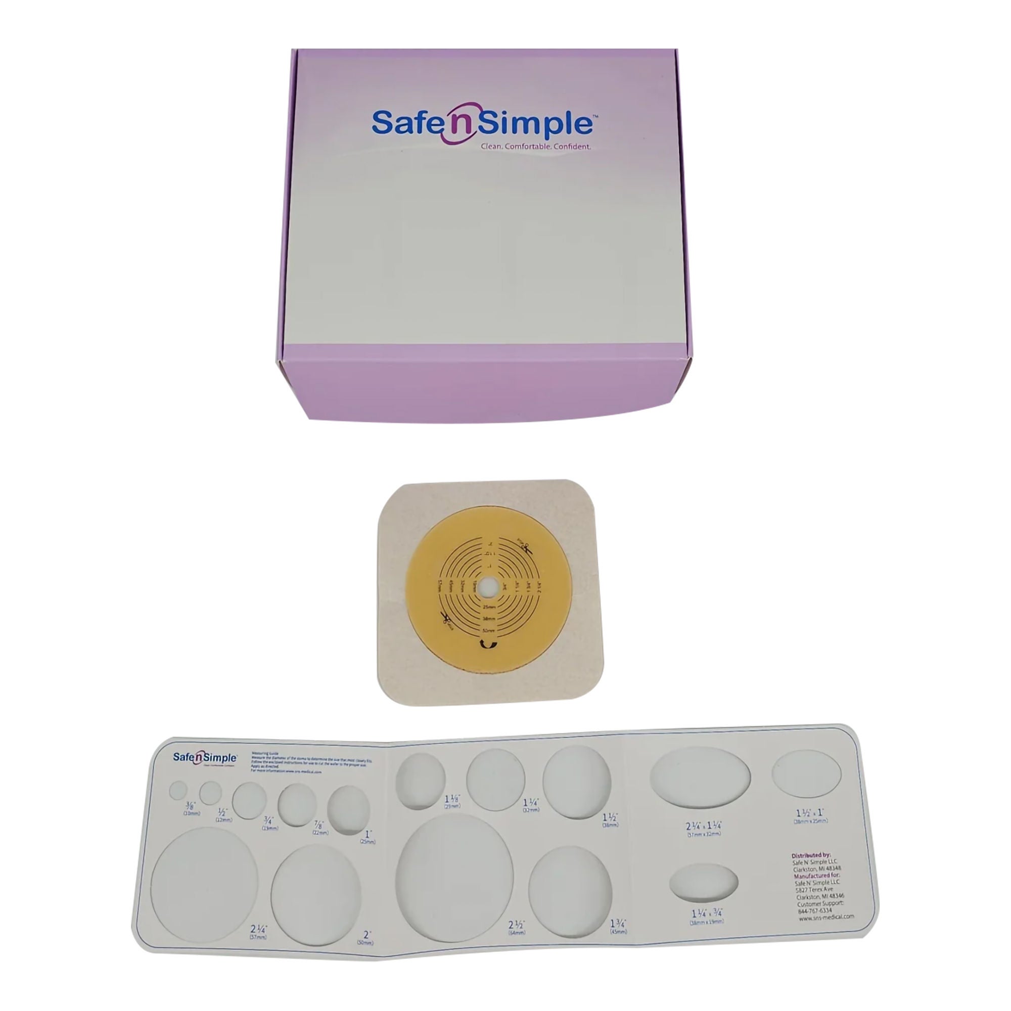 Safe N Simple WAFER, 2PC STD TAPE COLLAR BGE70MM 2 3/4" (10/BX 8BX/CS)