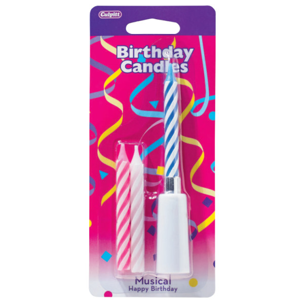 Happy Birthday Assortment Musical Candles DecoPac