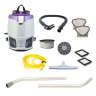 ProTeam, GoFit 3 w/Two Piece Wand and Xover Tool, 14", Backpack Vacuum