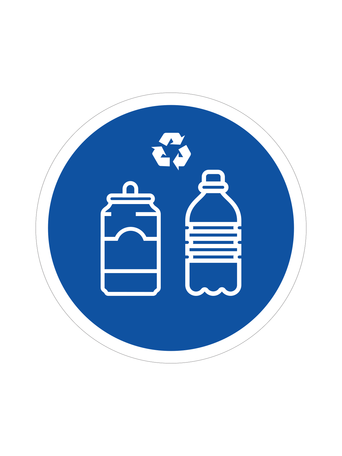 EURO – Label – Cans & Bottles – Blue-White