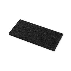 Hillyard, Trident® Stripping Rectangular Floor Pad, 6"x13, Black