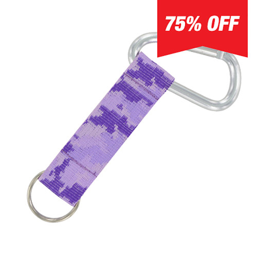 Carabiner Strap (Purple Camo) 6 Pack