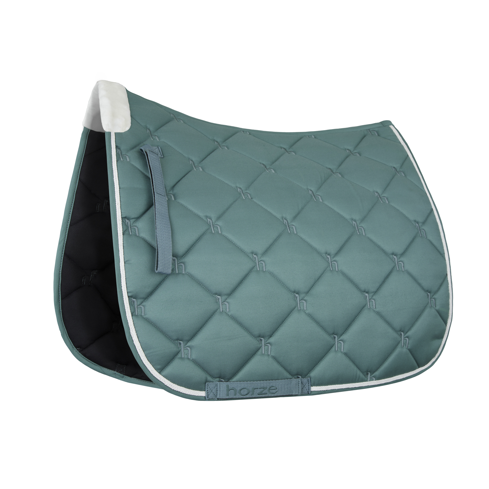 Horze Ghent Quick Dry Dressage Saddle Pad with Faux Fur
