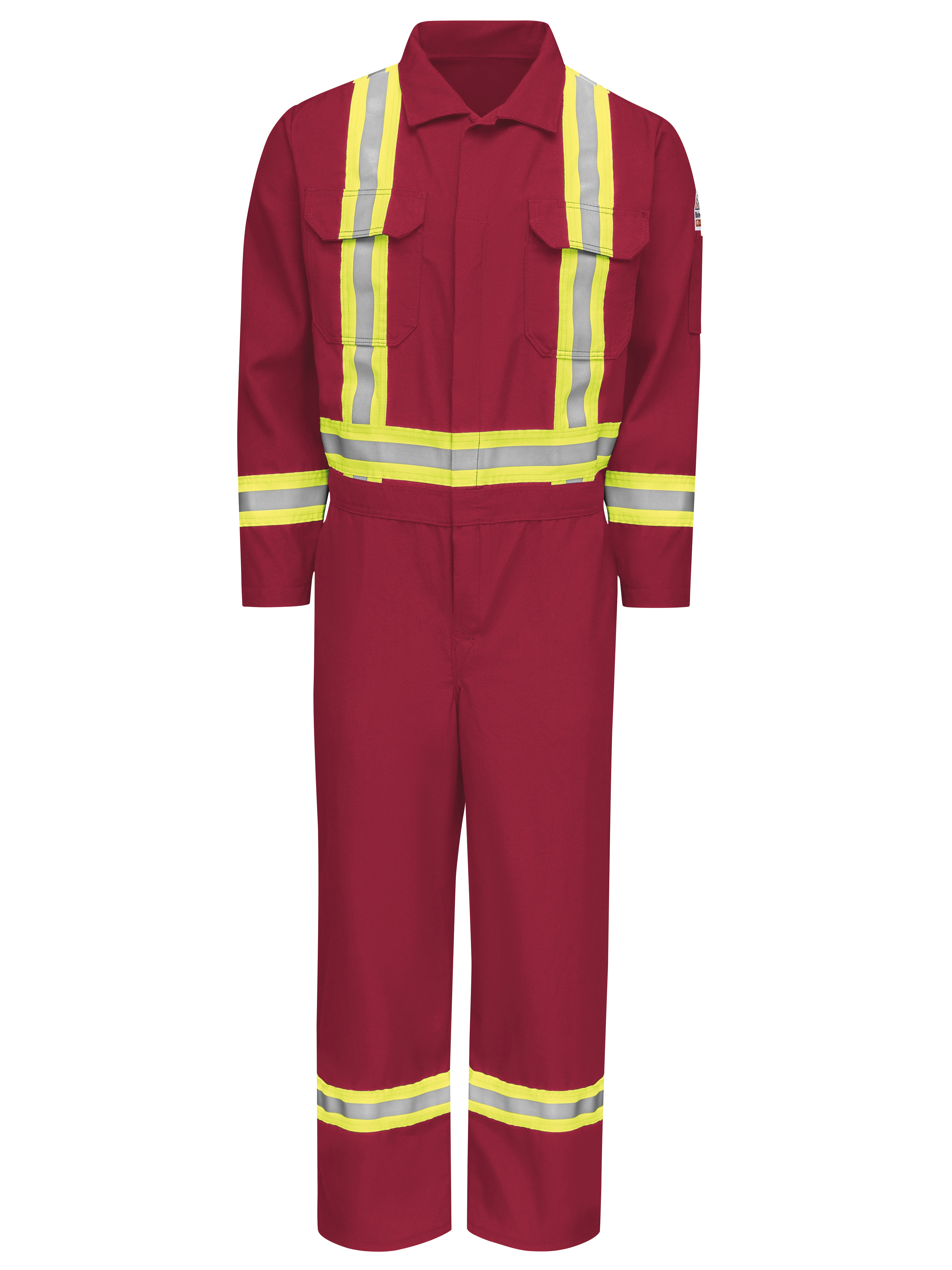 Bulwark® Industrial Bibs and Coveralls Premium Coverall with CSA Compliant Reflective Trim - Nomex IIIA-