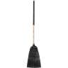 Carlisle, Flo-Pac, 12in, Warehouse/Janitor Corn Broom 57in Overall, Synthetic Bristles, Black