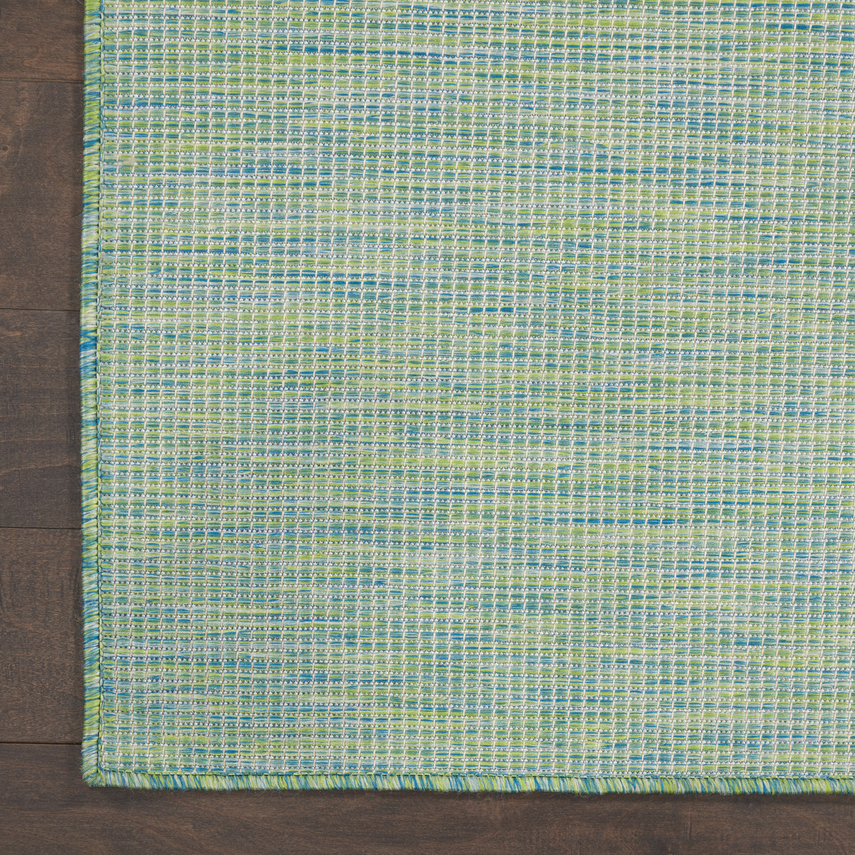 Nourison Positano 4' x 6' Blue Green Modern Rug