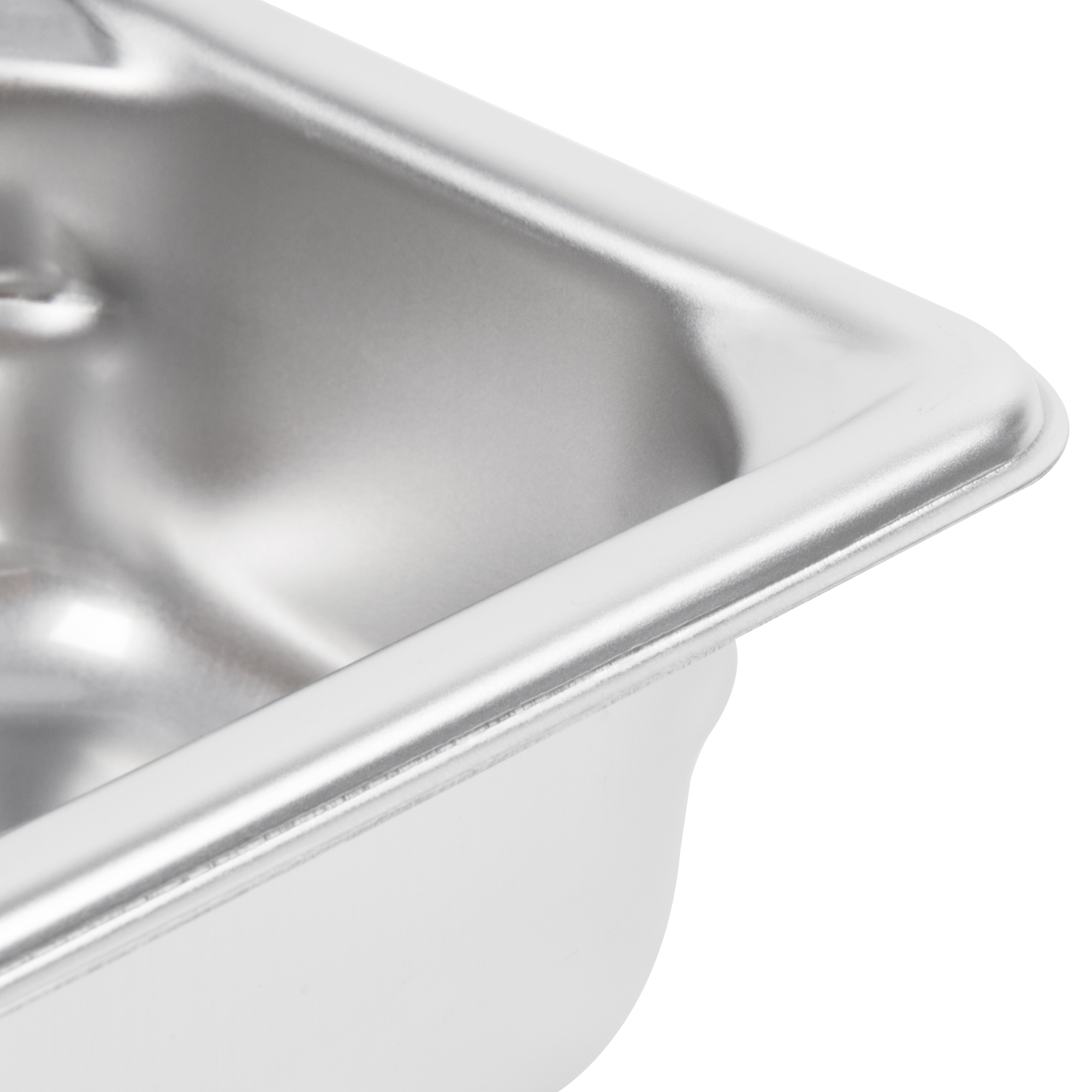 Ninth-size 2-inch-deep Super Pan V® stainless steel steam table pan ...