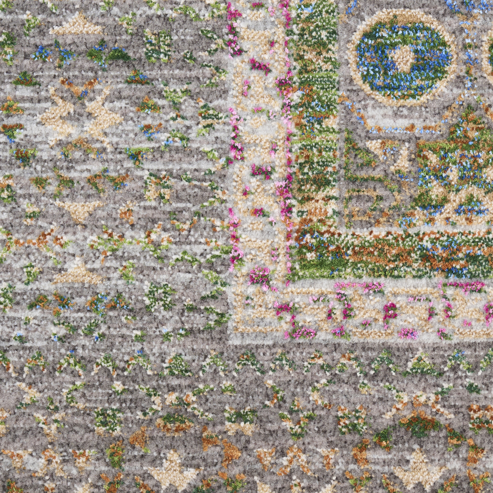 Nourison Vintage Harmony 5'3" x 7'6" Multicolor Bohemian Indoor Rug