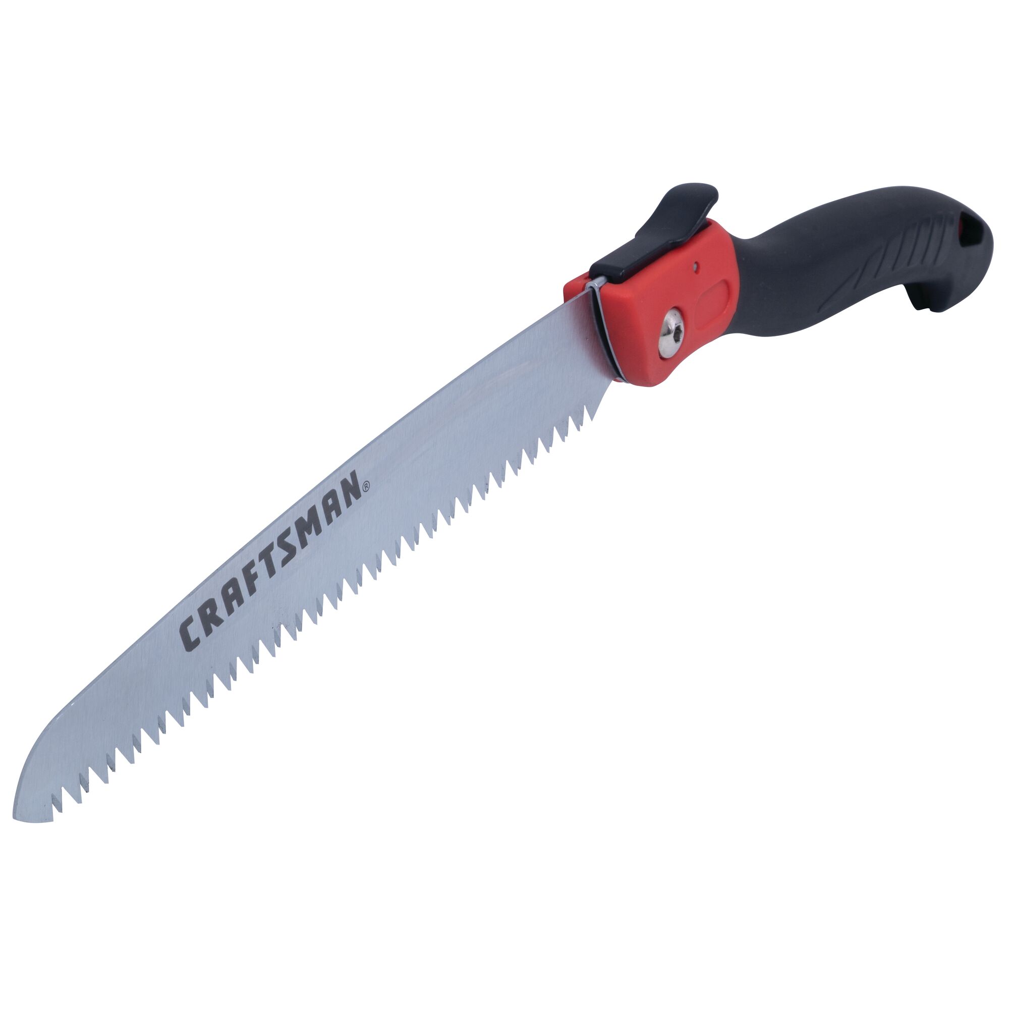 Right profile of folding saw.