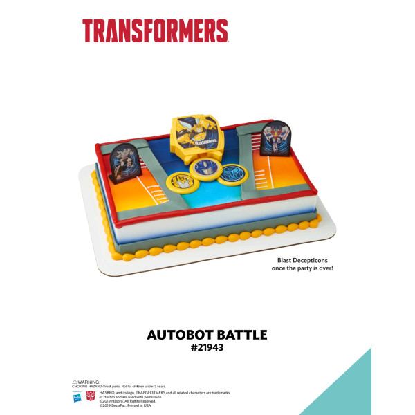 Transformers™ Autobot Battle  The Magic of Cakes® Icing Only Page