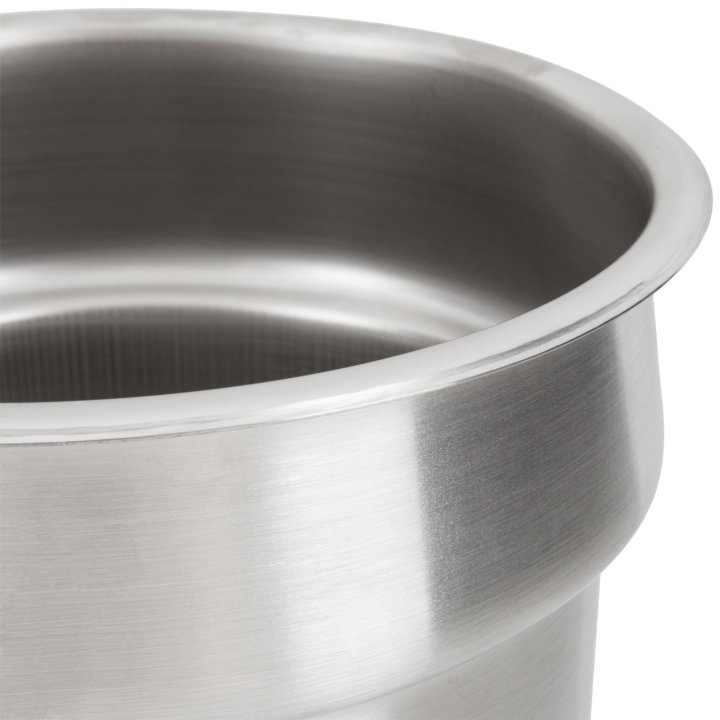 4 1/8-quart stainless steel inset