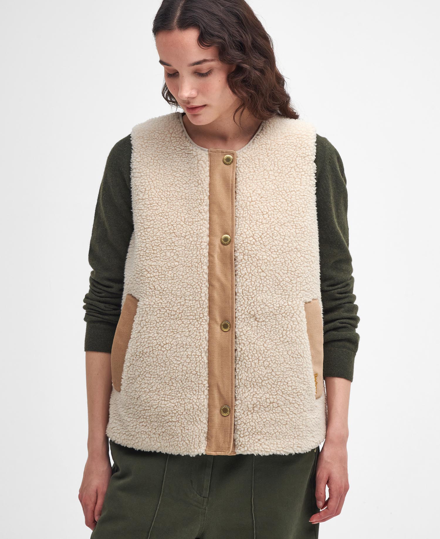 Gilet Dulsie in pile Teddy image number 5