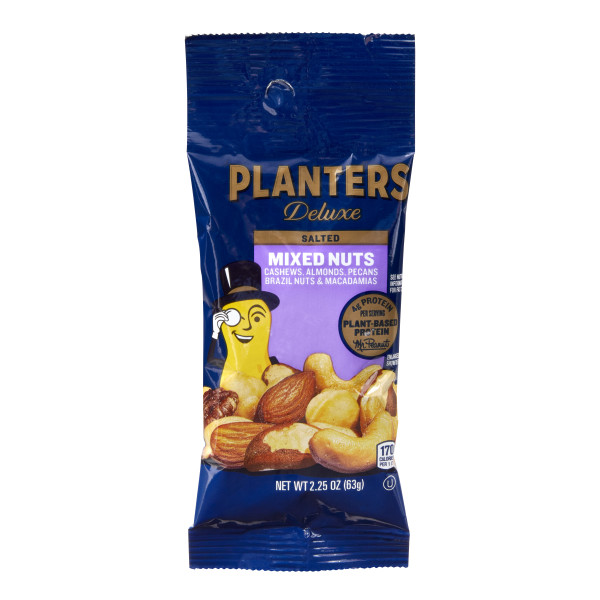 PLANTERS(r) Deluxe Mixed Nuts 2.25oz . C1CB - Front Center Inner Pack (Hi Res)